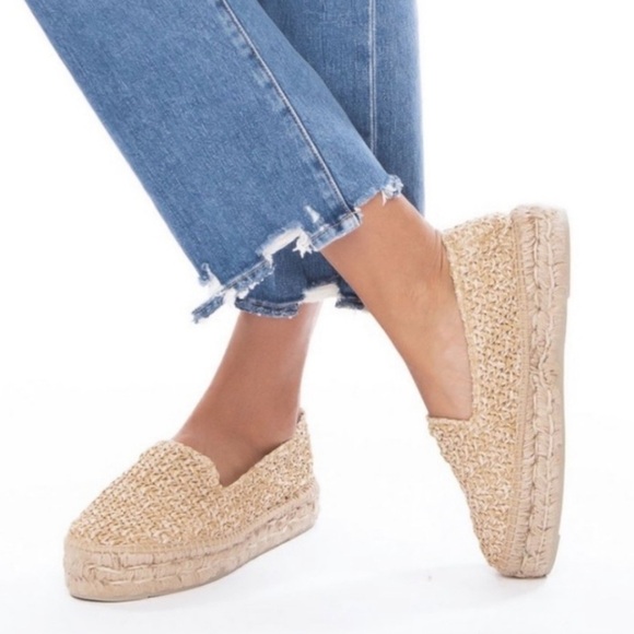 manebi Shoes - Manebi Raffia Double Sole Espadrilles Yucatán Size 6.5 (37) NEW W/Box